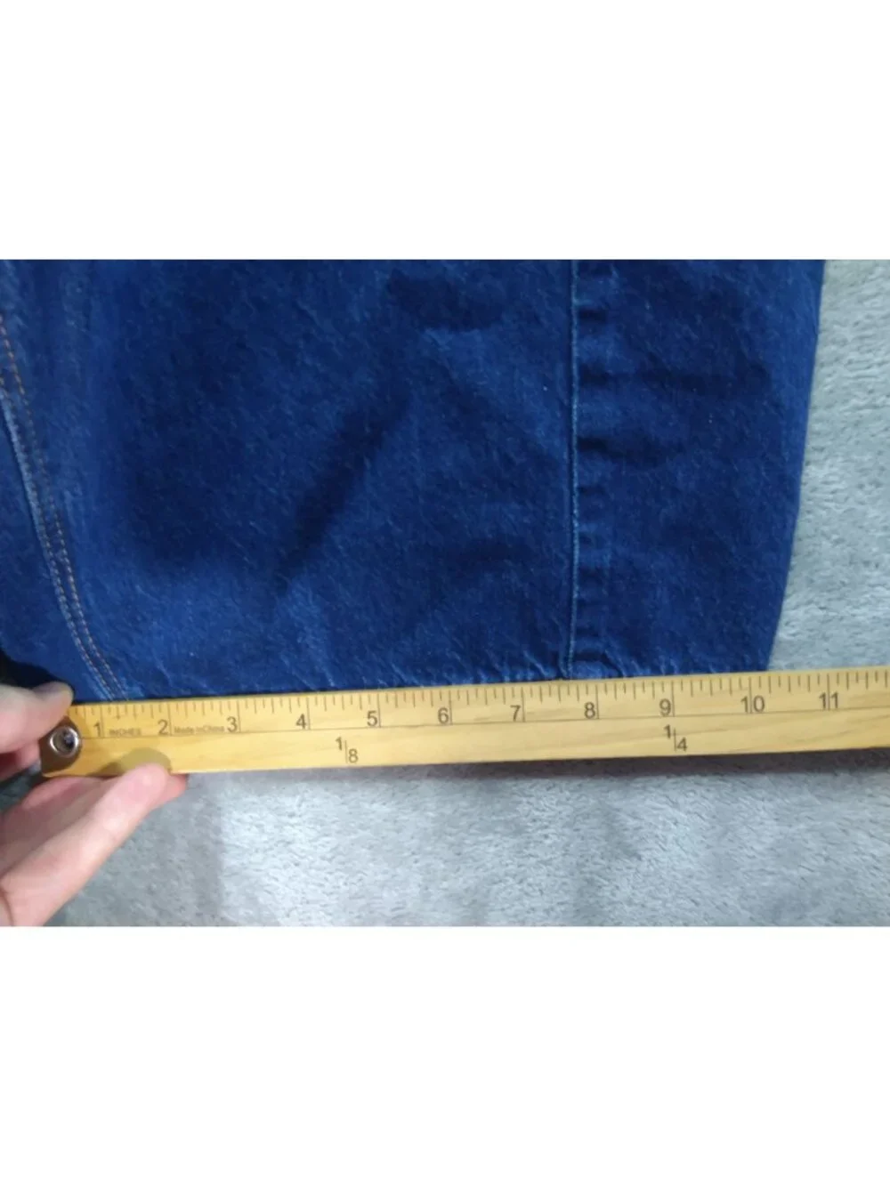 American Eagle Jeans Womens 8 Short Blue Denim Dreamy Drape Barrel Strigid Dark